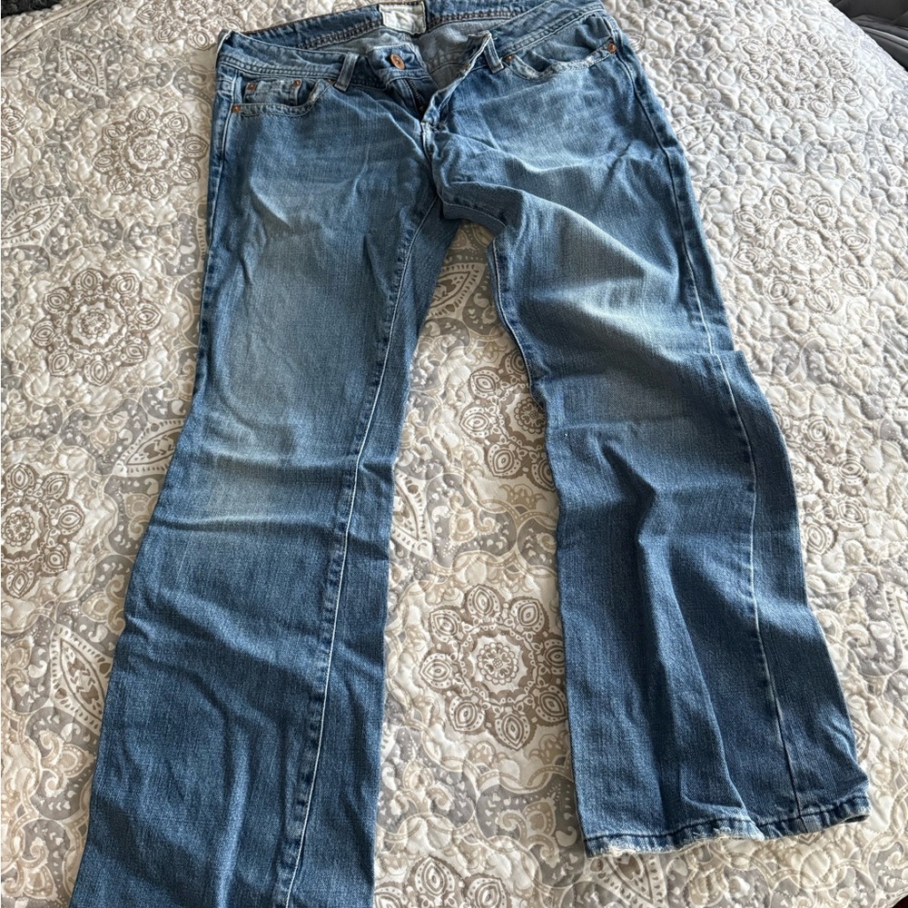 American Eagle Outfitters Light Blue Flare Jeans